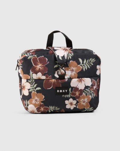 Roxy Cute Plane Makeup Case in Black