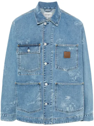 Carhartt WIP Stamp denim jacket - Blue