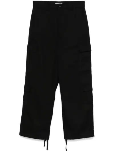 Carhartt WIP logo-patch straight trousers - Black