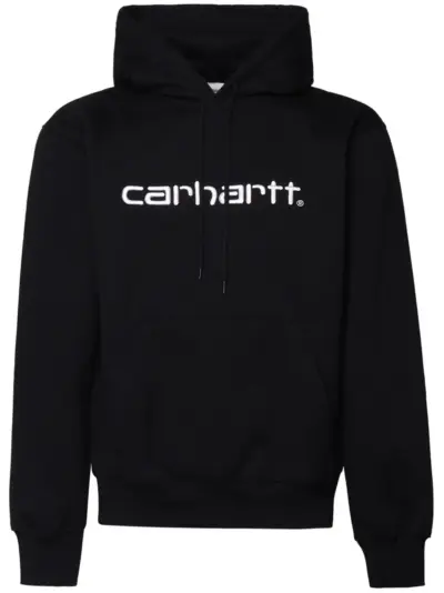 Carhartt WIP logo-print hoodie - Black