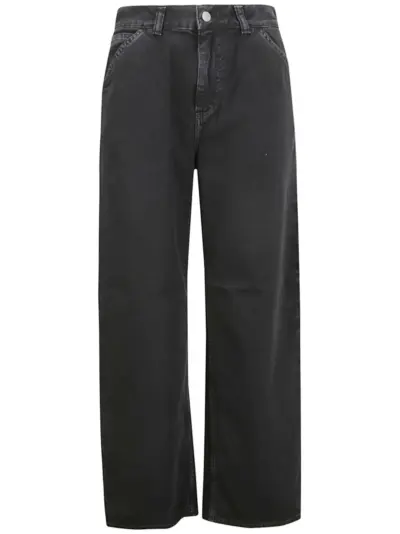 Carhartt WIP mid-rise straight-leg jeans - Black