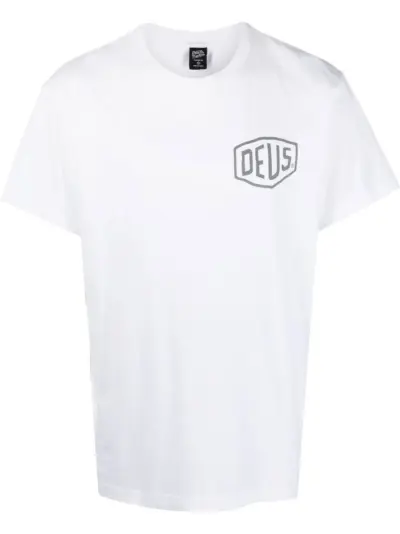 Deus Ex Machina text-print crewneck T-shirt - White