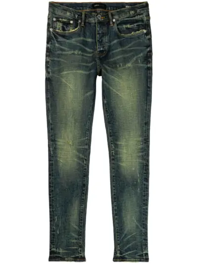 Purple Brand P001 Married Vintage Verdigris 'Mid Indigo' "Blue"