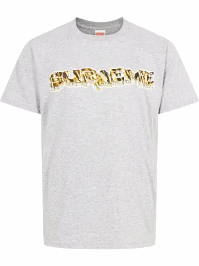 Supreme Diamond logo-print T-shirt - Grey