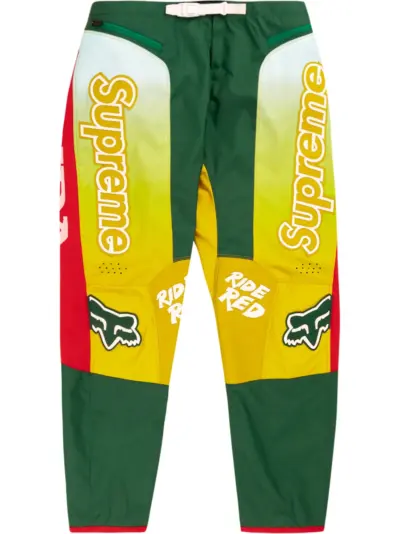 Supreme Honda Fox Racing Moto track pants - Yellow