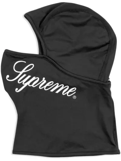 Supreme Script Logo-print balaclava - Black