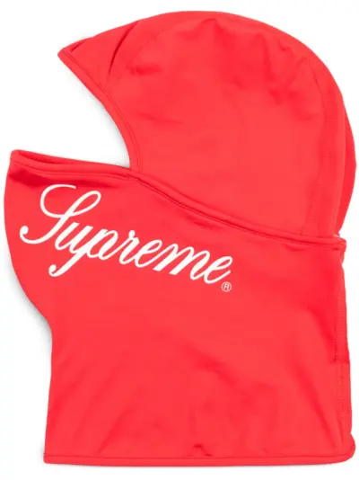 Supreme Script Logo-print balaclava - Red