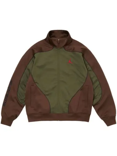 Supreme x Jordan Tricot track jacket - Green