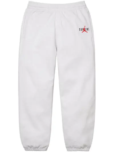 Supreme x Jordan track pants - White