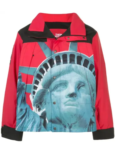 Supreme x The North Face "Statue Of Liberty" mountain jacket - Red