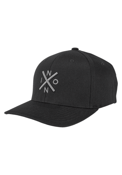 Nixon Exchange Flex Fit Hat S/M - Black / Charcoal