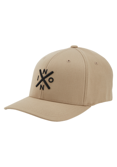 Nixon Exchange Flex Fit Hat S/M - Khaki / Black
