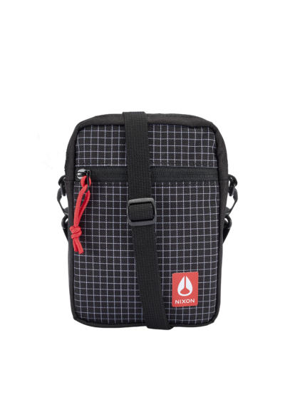 Nixon Stash 1.5L Crossbody Bag - Black / Red