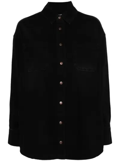 Ksubi press-stud cotton shirt - Black