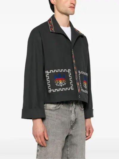 Neighborhood GT Embroidery shirt jacket - Grey