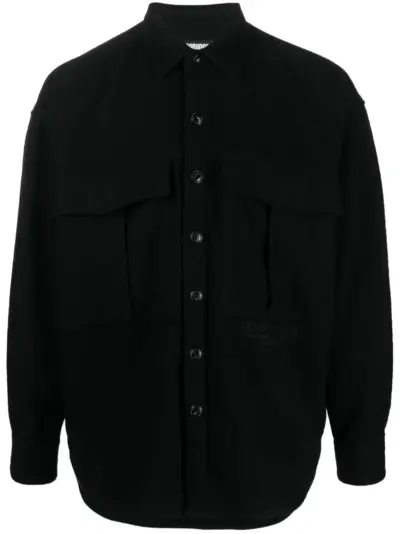 Neighborhood neighborhood chest pocket shirt - Black