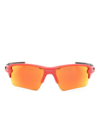 Oakley Flax 2.0 geometric-frame sunglasses - Red