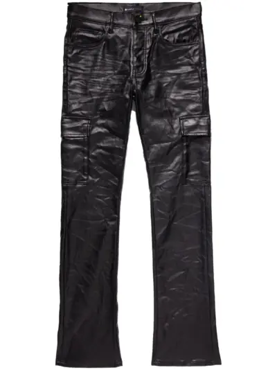 Purple Brand P004 cargo flared jeans - Black