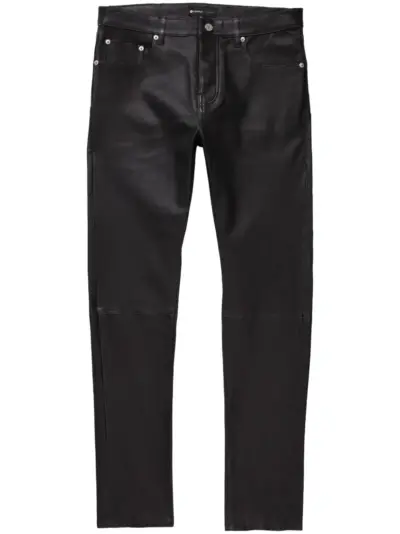 Purple Brand STRETCH LEATHER PANT BLACK BEAUTY "Black"