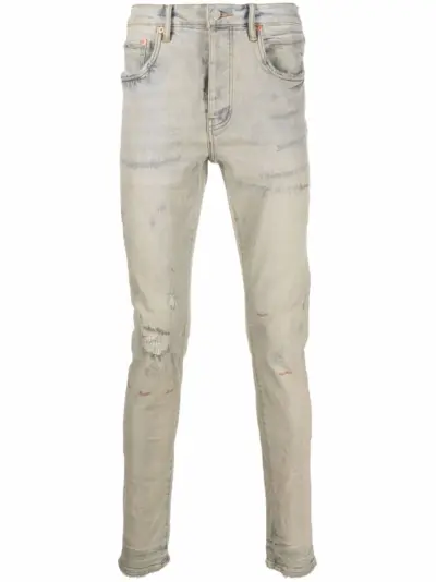 Purple Brand distressed skinny jeans - Blue