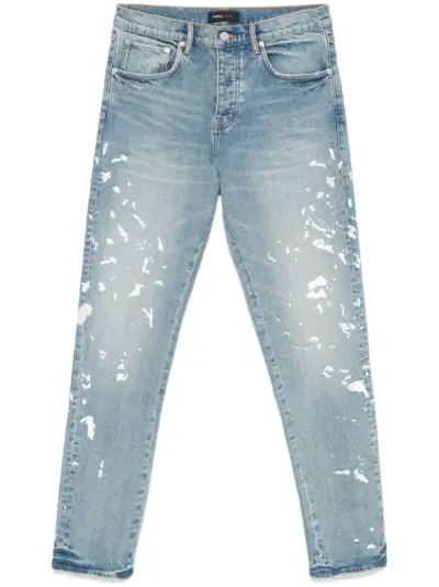 Purple Brand embroidery-detail jeans - Blue