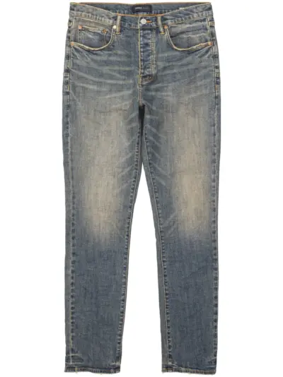 Purple Brand washed straight-leg jeans - Blue
