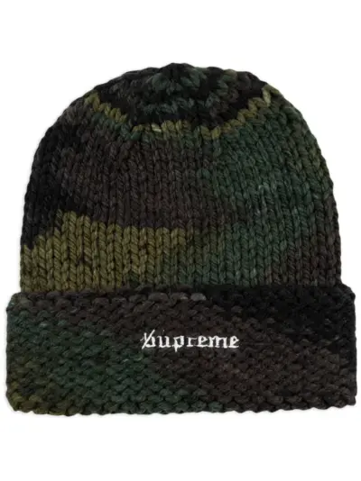 Supreme Gradient Spacedye beanie hat - Green