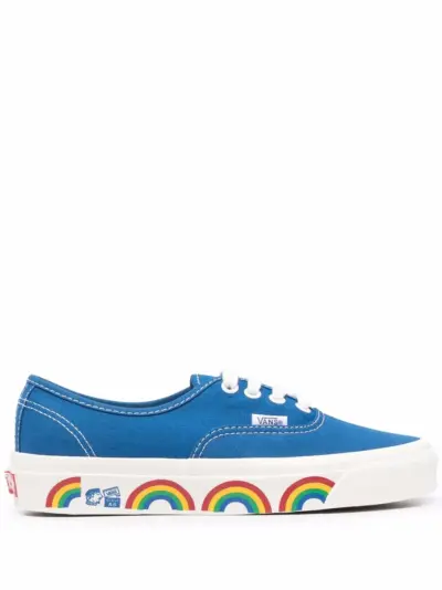 Vans Authentic 44 DX Anaheim Factory rainbow-print sneakers - Blue