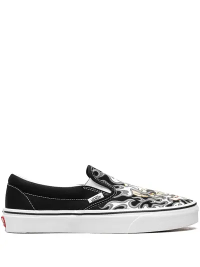 Vans Classic Slip-On "Flame Skull" sneakers - Black