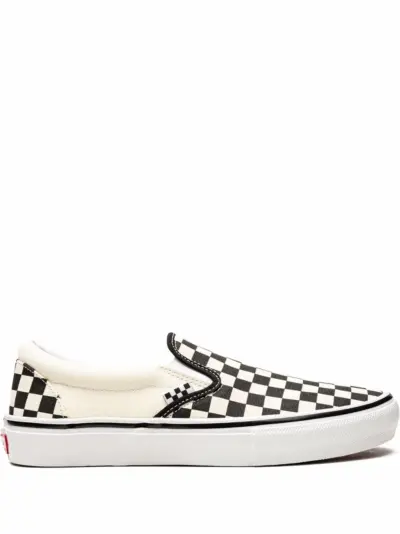 Vans Skate Slip-On "Checkerboard" sneakers - White