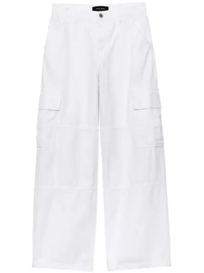 Purple Brand wide-leg cargo trousers - White