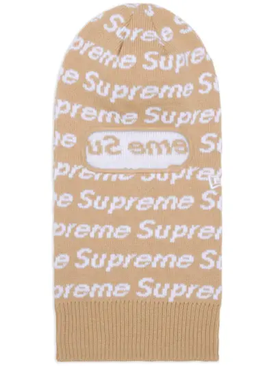 Supreme New Era Repeat Balaclava "FW 23" - Neutrals
