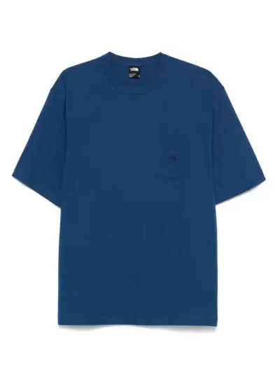 The North Face logo-embroidered T-shirt - Blue