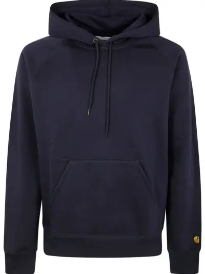 Carhartt WIP logo-embroidered hoodie - Blue