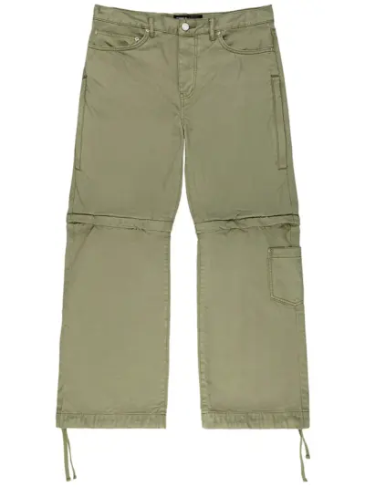 Purple Brand drawstring trousers - Green