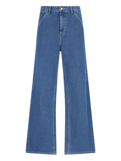 Carhartt WIP logo-patch jeans - Blue