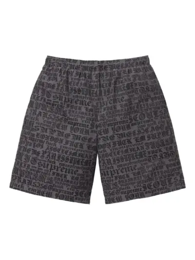 Supreme Cities Jacquard shorts - Black