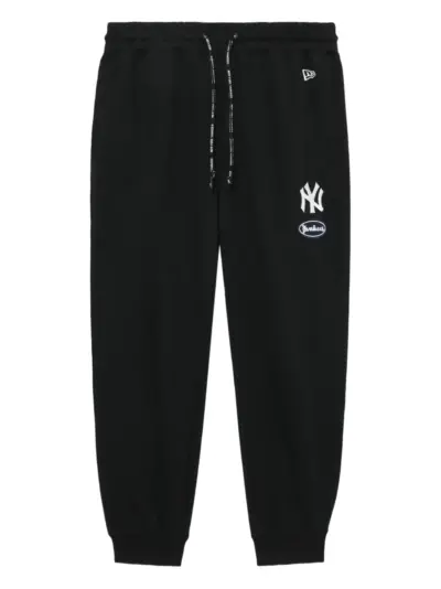 NEW ERA CAP Yankees-logo track pants - Black