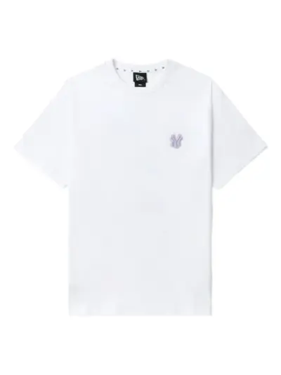 NEW ERA CAP embroidered-logo T-shirt - White