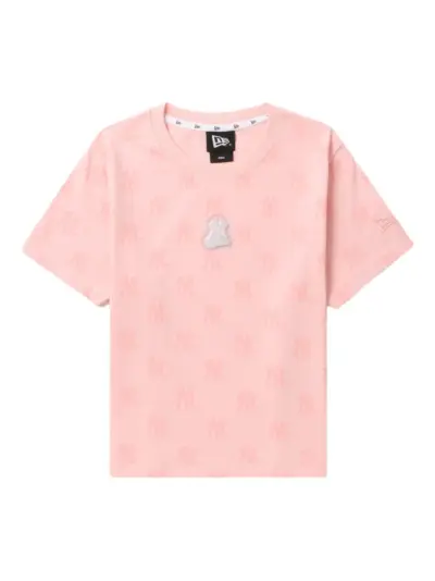 NEW ERA CAP logo-print T-shirt - Pink