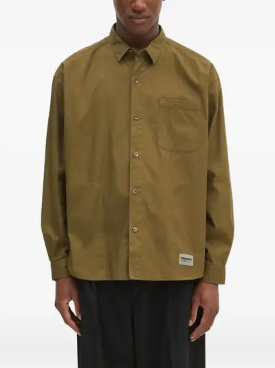 Neighborhood buttoned pocket shirt - Green