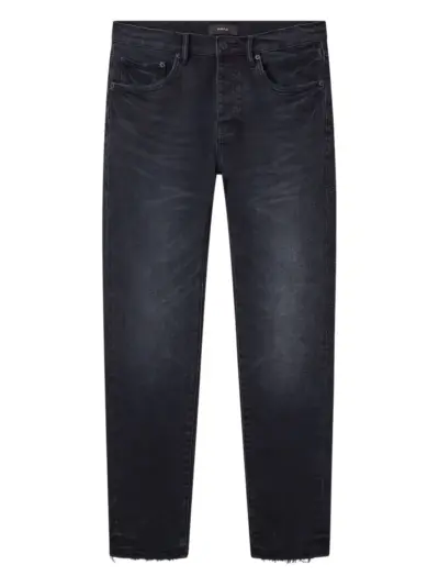 Purple Brand P001 rhinestone-logo jeans - Black