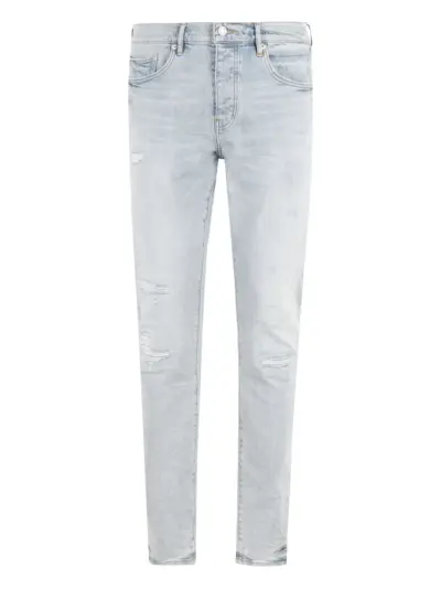 Purple Brand logo-patch jeans - Blue