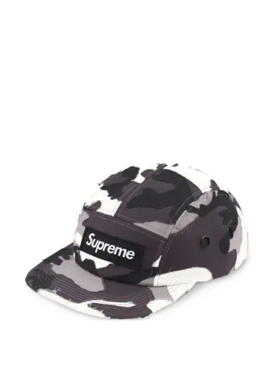 Supreme camo-print cap - Grey