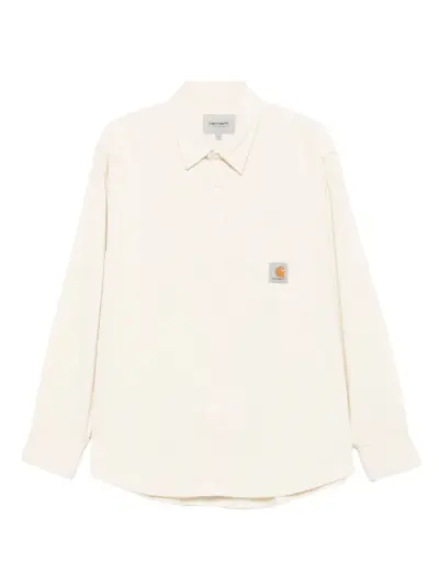 Carhartt WIP corduroy shirt - Neutrals