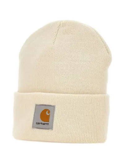 Carhartt WIP logo-patch beanie - Neutrals