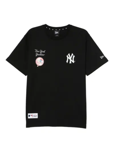 NEW ERA CAP X MLB logoed t-shirt - Black