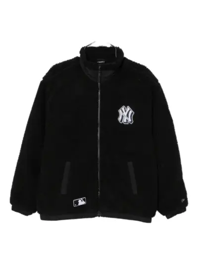 NEW ERA CAP logo-embroidered jacket - Black