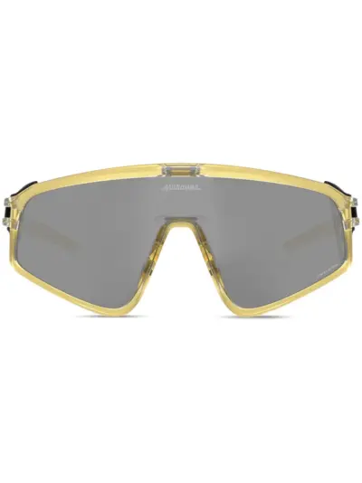 Oakley Latch Panel shield-frame sunglasses - Gold