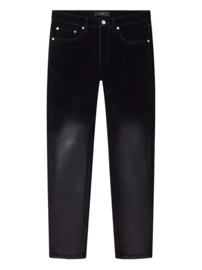 Purple Brand P001 flock-dipped jeans - Black